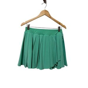 Outdoor Voices Court Skort Green Pleated Athletic Tennis Skirt Women Medium